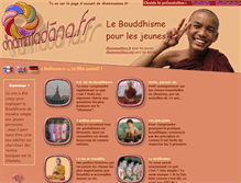Tablet Screenshot of dhammadana.fr