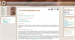 Desktop Screenshot of en.dhammadana.org